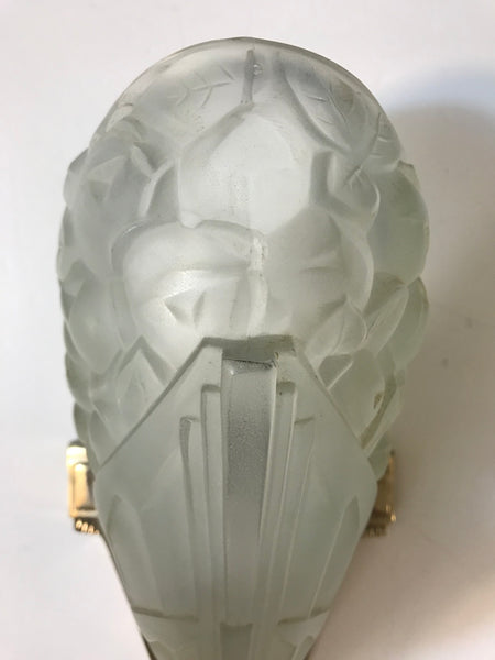 Pair of French Art Deco Wall Sconces by J Robert