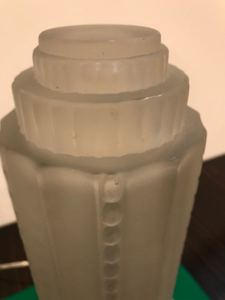 Pair of French Art Deco Table Lamps by Genet et Michon with Marble Base