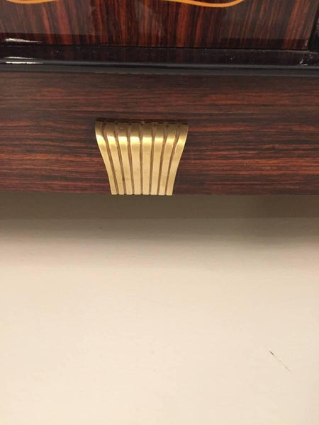 French Art Deco Palisander Buffet with Mother-of-Pearl Inlay