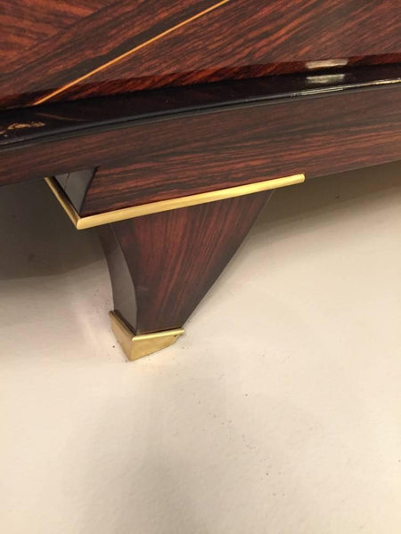 French Art Deco Palisander Buffet with Mother-of-Pearl Inlay