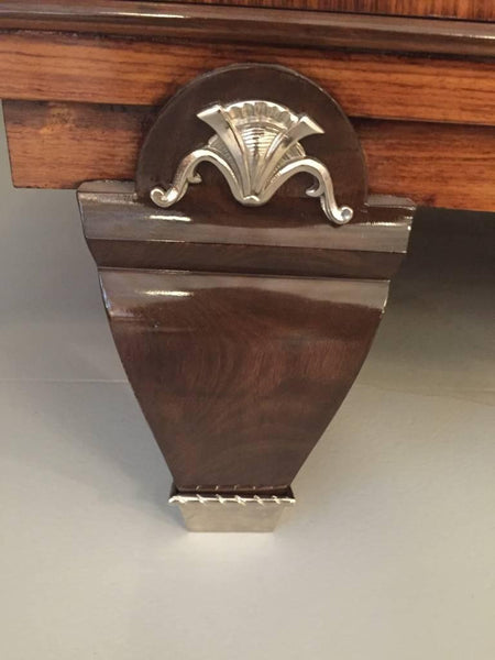 French Art Deco buffet with beautiful mother of pearl inlay