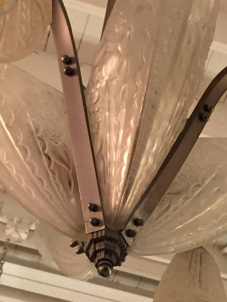 French Art Deco Chandelier by Donna Paris
