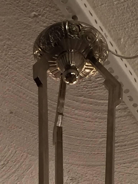 French Art Deco Chandelier by Hettier & Vincent