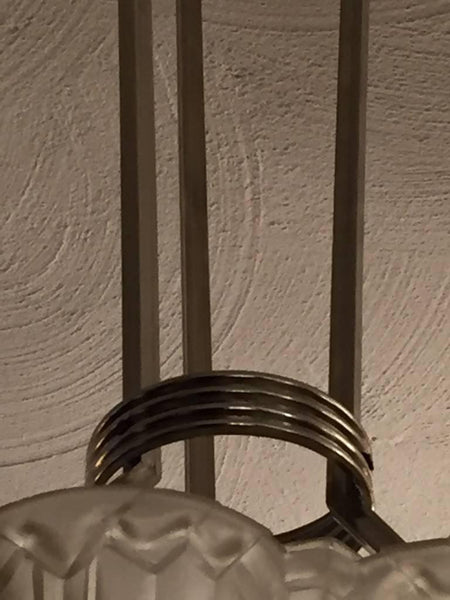 French Art Deco Chandelier by Hettier & Vincent