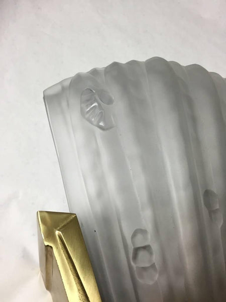 Pair of French Art Deco Genet et Michon Wall Sconces