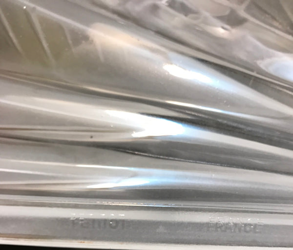 Pair of French Art Deco Signed Atelier Petitot Ribbed Wall Sconces