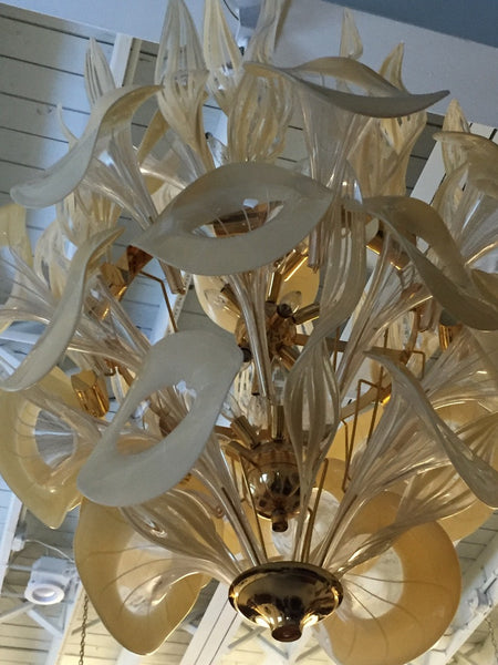 Grand Italian Mid Century Murano Chandelier