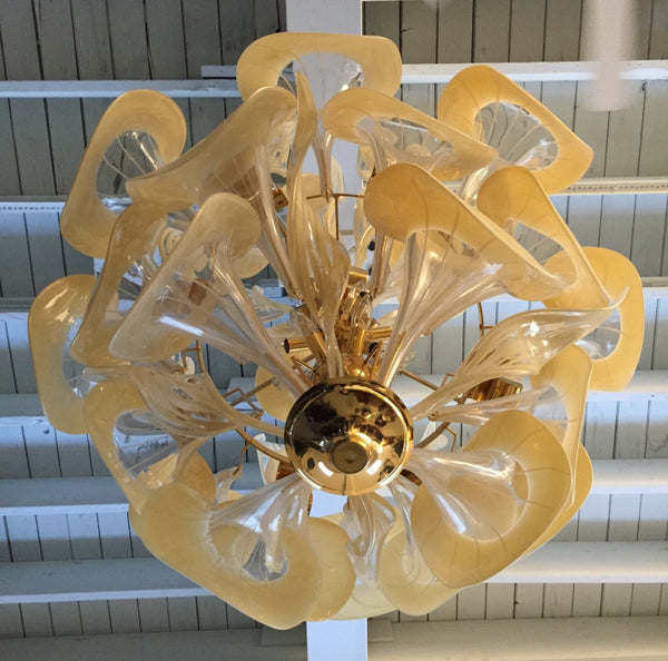 Grand Italian Mid Century Murano Chandelier