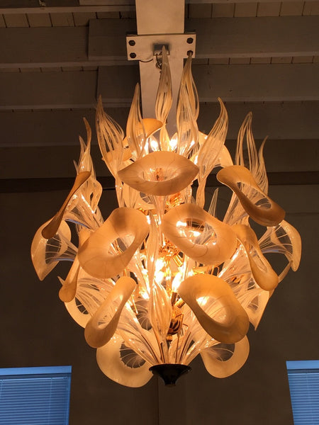 Grand Italian Mid Century Murano Chandelier