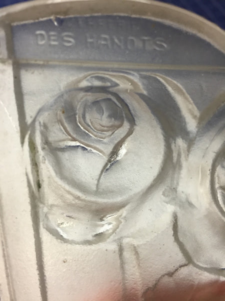 Pair of French Art Deco Sconces Signed by Verrerie des Hanots