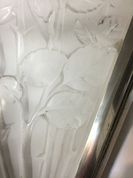 Pair of French Art Deco Sconces Signed by Verrerie des Hanots