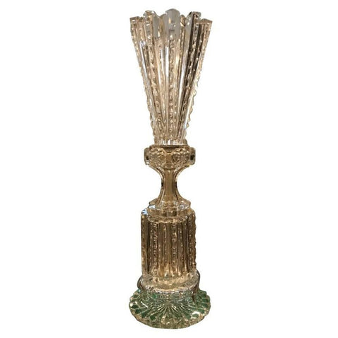 Monumental Russian Imperial Cut-Crystal Vase