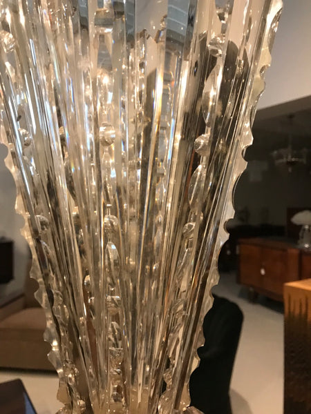 Monumental Russian Imperial Cut-Crystal Vase