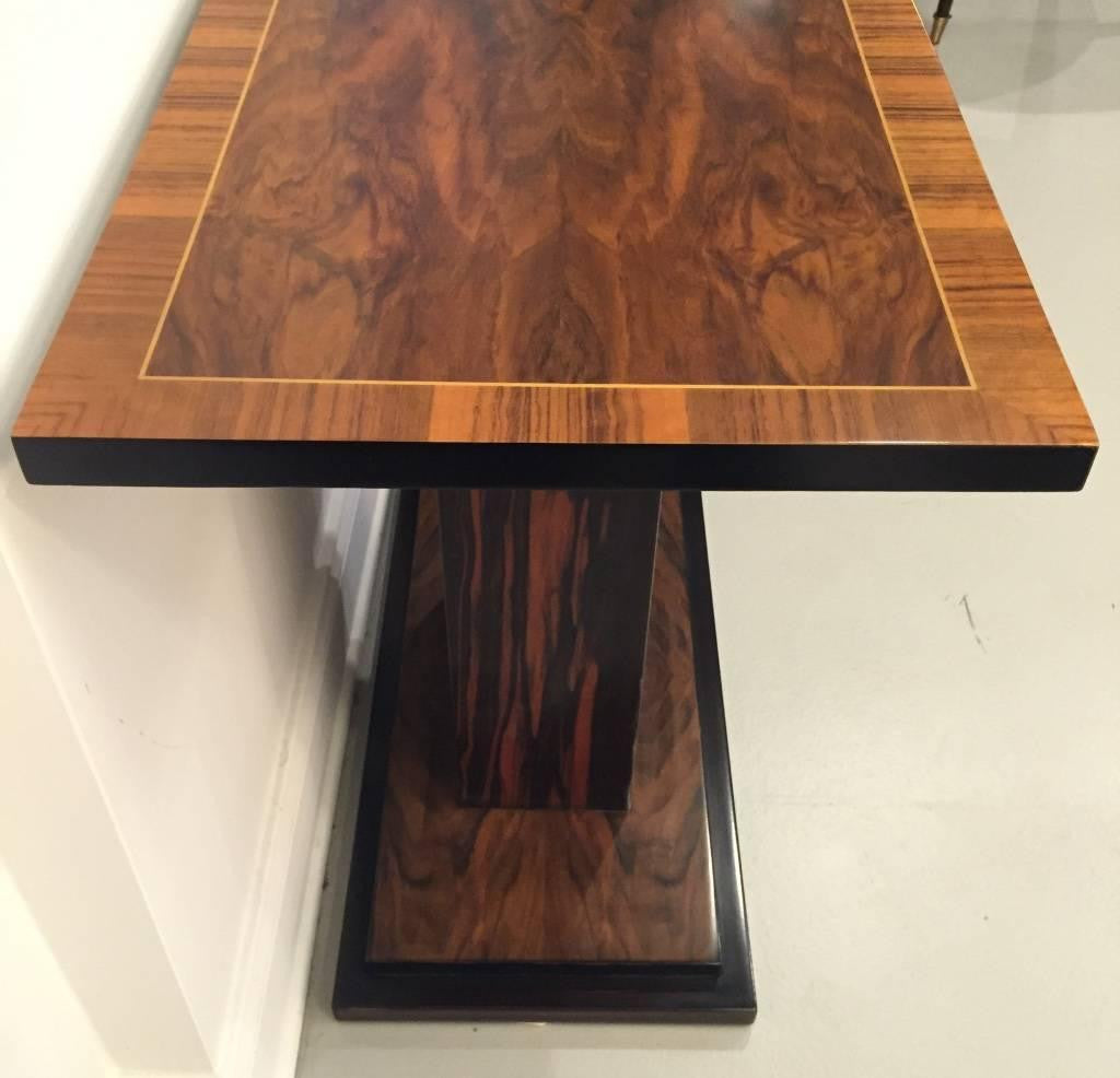 Ebony wood dining table