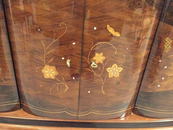 French Art Deco Six-Door Buffet in the Style of Jules Leleu