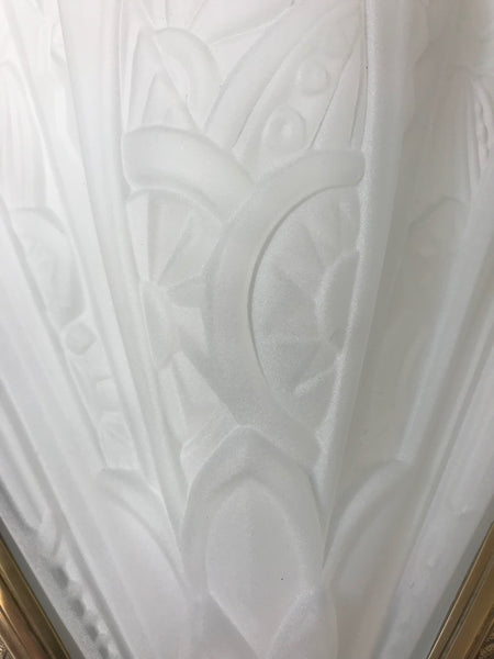 Pair of Frontisi Flower Wall Sconces French Art Deco