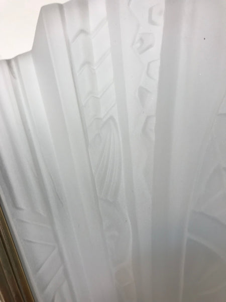 Pair of Frontisi Flower Wall Sconces French Art Deco