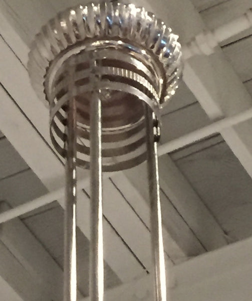 French Art Deco Chandelier Signed by G Leleu