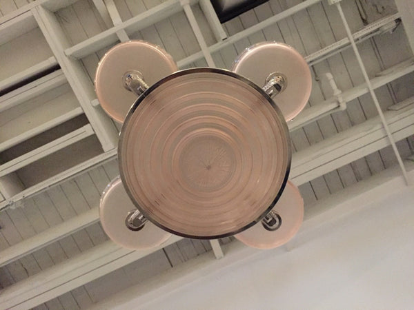 French Art Deco Chandelier Signed by G Leleu