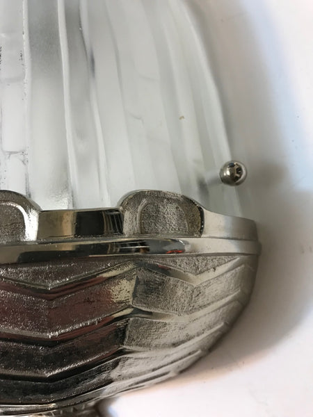 Pair of French Art Deco "Waterfall" Sconces Signed by Sabino