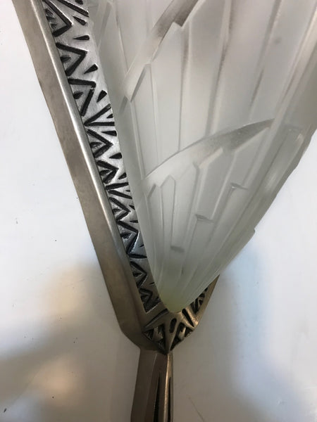 Pair of French Art Deco Wall Sconces by J Robert