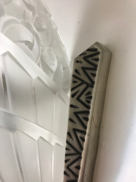 Pair of French Art Deco Wall Sconces by J Robert