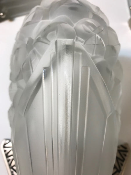 Pair of French Art Deco Wall Sconces by J Robert