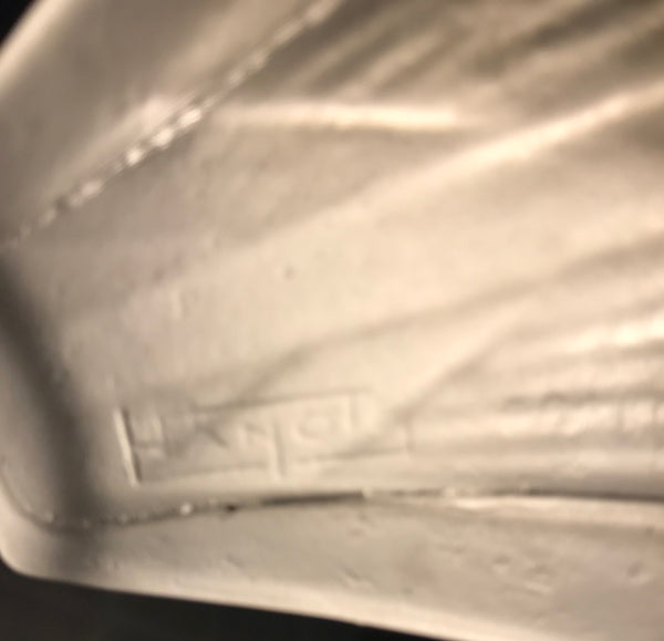 Pair of French Art Deco Geometric Sconces Signed by Verrerie des Hanots