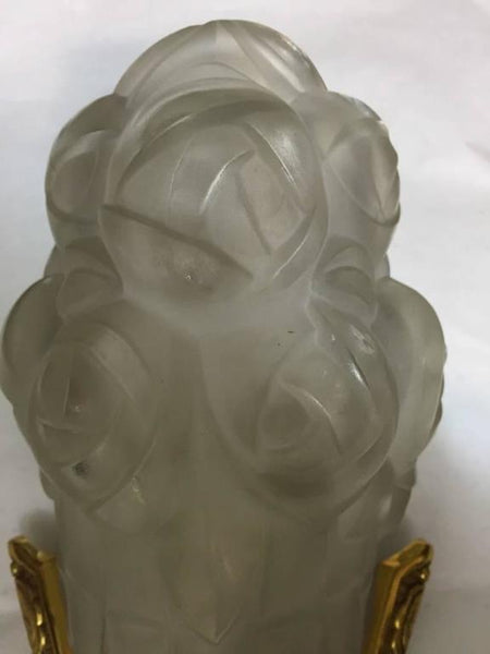 Set of Four French Art Deco Sconces Signed by Degue