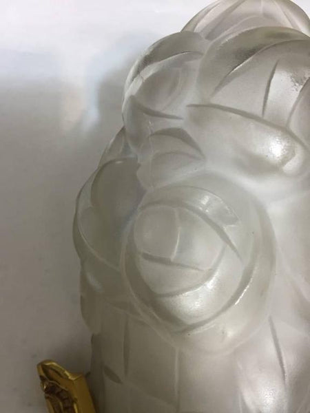 Set of Four French Art Deco Sconces Signed by Degue