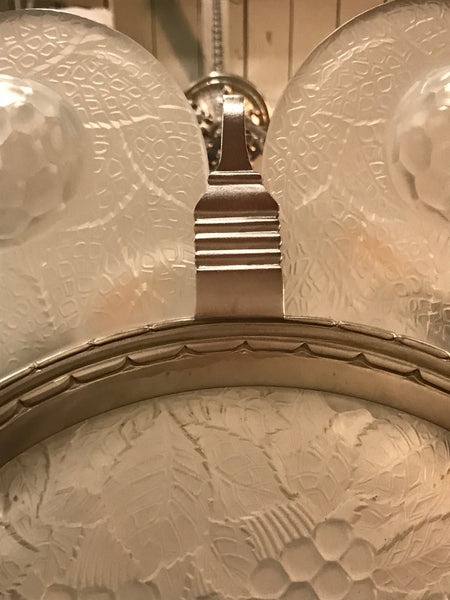 French Art Deco Chandelier BY SIMONET FRERES