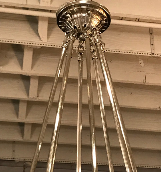 French Art Deco Chandelier BY SIMONET FRERES