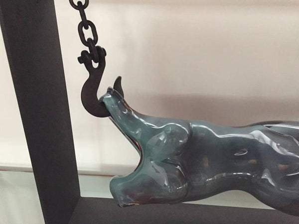 Sculpted Blown Glass Female Figure