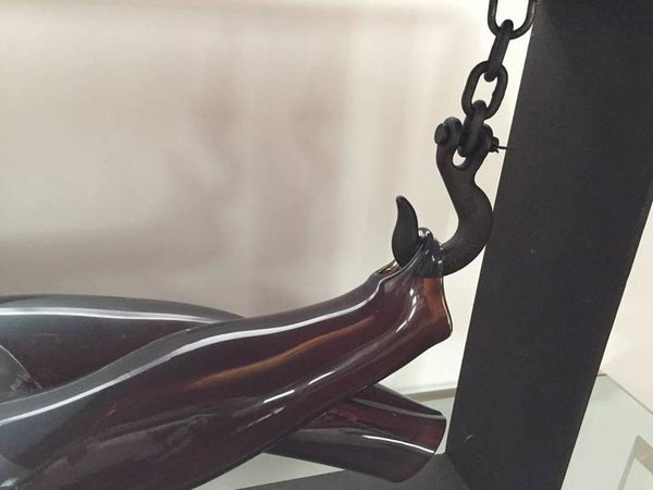 Sculpted Blown Glass Female Figure