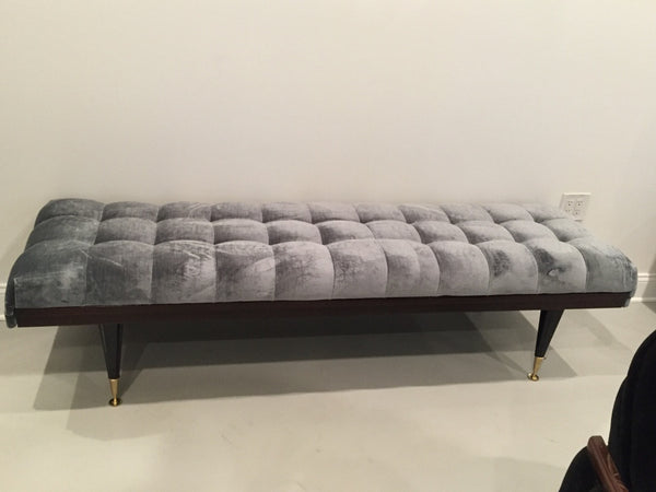 French Art Deco Exotic Bench, circa 1940s