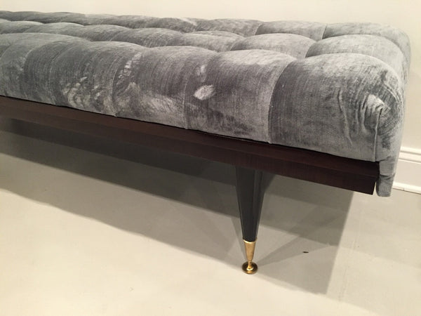 French Art Deco Exotic Bench, circa 1940s