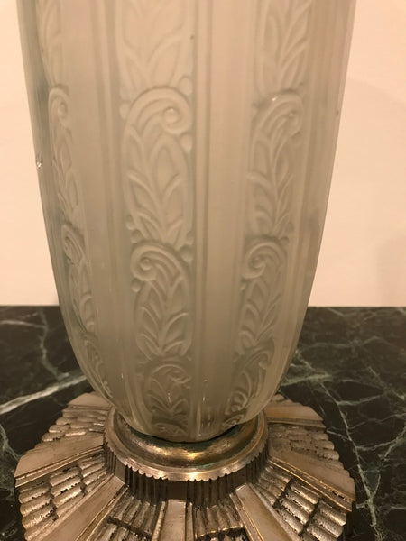 Rare French Art Deco Vase by Hettier & Vincent