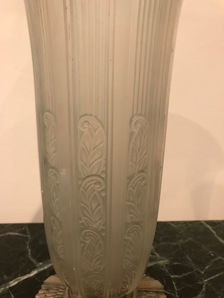 Rare French Art Deco Vase by Hettier & Vincent