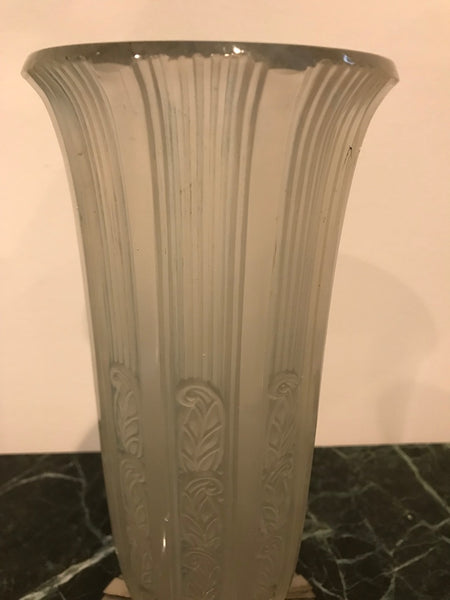 Rare French Art Deco Vase by Hettier & Vincent