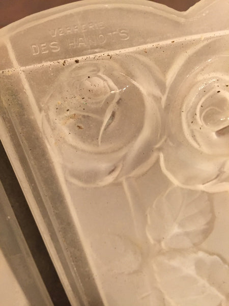 French Art Deco Chandelier Signed by Des Hanots