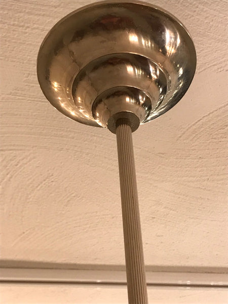 Pair of French Art Deco Waterfall Chandeliers Signed by Sabino