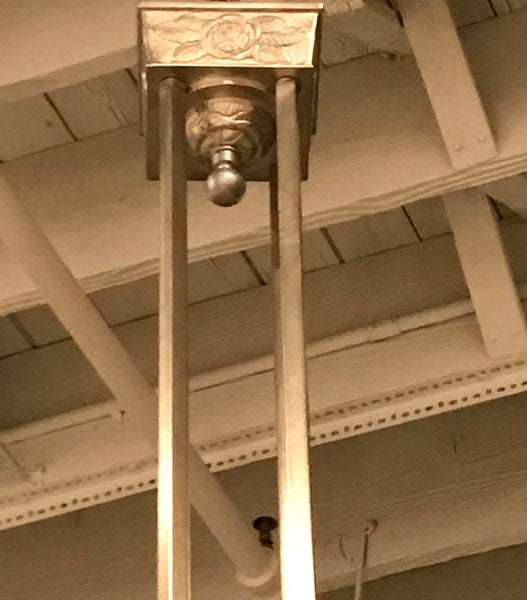 French Art Deco Chandelier Signed by Degue