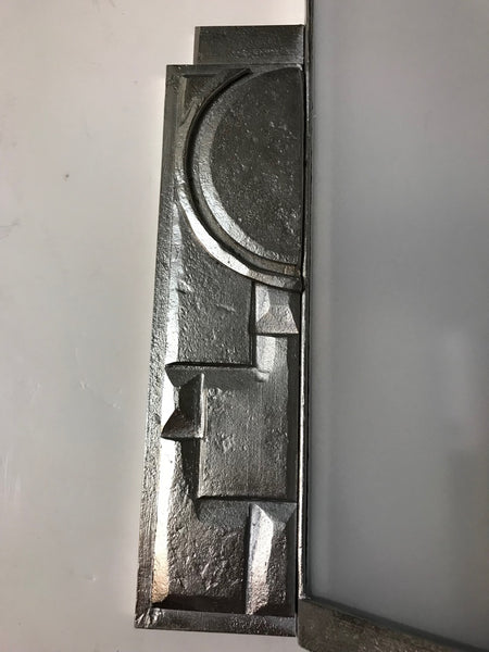 Pair of Geometric French Art Deco Wall Sconces