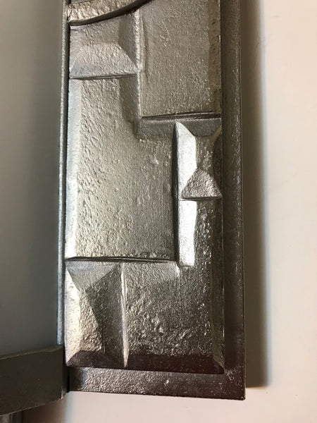 Pair of Geometric French Art Deco Wall Sconces