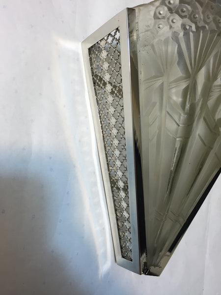 French Art Deco Pair of Sconces