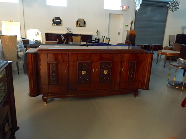 Bronze Face French Art Deco Buffet