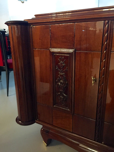 Bronze Face French Art Deco Buffet