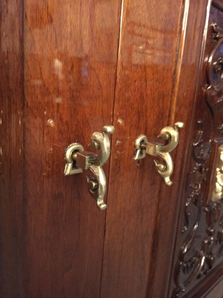 Bronze Face French Art Deco Buffet