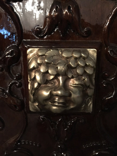 Bronze Face French Art Deco Buffet