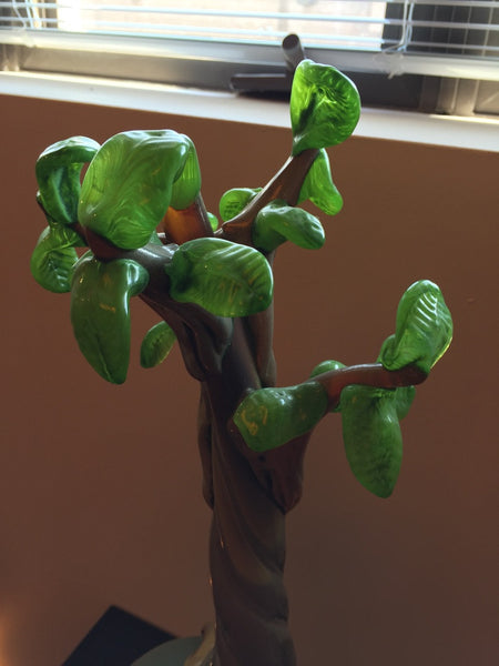 Handblown Glass Tree Head "Summer" Sculpture